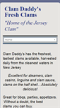 Mobile Screenshot of clamdaddys.com